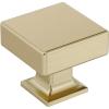 Amerock Lintel 1-1/4 inch (32mm) Length Polished Chrome Cabinet Knob, BP3744026(Golden Champagne)