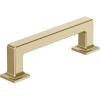 Amerock Lintel 8-13/16 inch (224mm) Center-to-Center Satin Nickel Cabinet Pull, BP37446G10(Golden Champagne)
