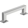 Amerock Lintel 8-13/16 inch (224mm) Center-to-Center Satin Nickel Cabinet Pull, BP37446G10(Polished Chrome)