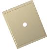 Amerock Maymont 3-3/4 inch (96mm) Center-to-Center Rectangle Golden Champagne Cabinet Pull Backplate, BP37588BBZ(Golden Champagne)
