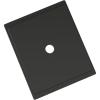 Amerock Maymont 3-3/4 inch (96mm) Center-to-Center Rectangle Golden Champagne Cabinet Pull Backplate, BP37588BBZ(Matte Black)