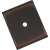 Amerock Maymont 3-3/4 inch (96mm) Center-to-Center Rectangle Golden Champagne Cabinet Pull Backplate, BP37588BBZ(Oil Rubbed Bronze)