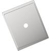 Amerock Maymont 3-3/4 inch (96mm) Center-to-Center Rectangle Golden Champagne Cabinet Pull Backplate, BP37588BBZ(Polished Chrome)