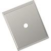 Amerock Maymont 3-3/4 inch (96mm) Center-to-Center Rectangle Golden Champagne Cabinet Pull Backplate, BP37588BBZ(Satin Nickel)