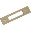 Amerock Medora 12 inch (305mm) Center-to-Center Rectangle Polished Nickel Cabinet Pull Backplate, BP37789PN(Golden Champagne)