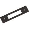Amerock Medora 12 inch (305mm) Center-to-Center Rectangle Polished Nickel Cabinet Pull Backplate, BP37789PN(Oil Rubbed Bronze)