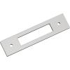 Amerock Medora 12 inch (305mm) Center-to-Center Rectangle Polished Nickel Cabinet Pull Backplate, BP37789PN(Polished Chrome)