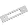 Amerock Medora 12 inch (305mm) Center-to-Center Rectangle Polished Nickel Cabinet Pull Backplate, BP37789PN(Polished Nickel)