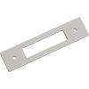 Amerock Medora 12 inch (305mm) Center-to-Center Rectangle Polished Nickel Cabinet Pull Backplate, BP37789PN(Satin Nickel)