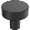 Amerock Merced 2 inch (51mm) Length Champagne Bronze Cabinet Knob, BP37421CZ(Matte Black)