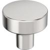Amerock Merced 2 inch (51mm) Length Champagne Bronze Cabinet Knob, BP37421CZ(Polished Nickel)