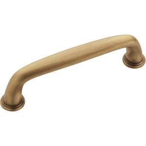 Amerock | Appliance Pull | Golden Champagne | 8 inch (203 mm) Center to Center | Kane | 1 Pack | Drawer Pull | Drawer Handle | Cabinet Hardware(Gilded Bronze)