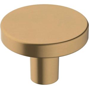 Amerock | Cabinet Knob | Champagne Bronze | 1-3/8 inch (35 mm) Diameter | Versa | 1 Pack | Drawer Knob | Cabinet Hardware(Champagne Bronze)