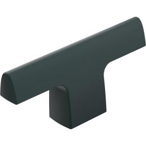 Amerock | Cabinet Knob |Champagne Bronze | 1-1/4 in (32 mm) Diameter Drawer Knob | Riva | Kitchen and Bath Hardware | Furniture Hardware(Matte Black)