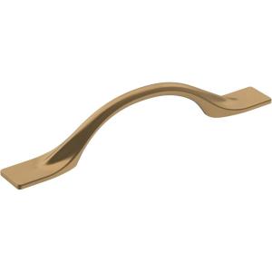 Amerock | Cabinet Pull | Champagne Bronze | 3-3/4 inch (96 mm) Center-to-Center | Uprise | 1 Pack | Drawer Pull | Cabinet Handle | Cabinet Hardware