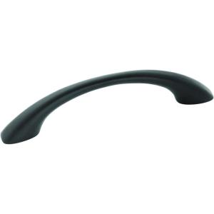 Amerock | Cabinet Pull | Satin Nickel | 3-3/4 inch (96 mm) Center to Center | Vaile | 10 Pack | Drawer Pull | Drawer Handle | Cabinet Hardware(Matte Black)