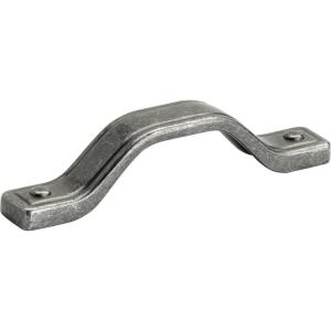 Amerock | Kitchen Cabinet Pull | Antique Iron | 6-5/16 in (160 mm) Center-to-Center | Jolene | 1 Pack | Furniture Hardware | Cabinet Handle | Bathroom Drawer Pull(Antique Iron)