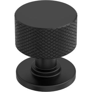 Amerock Balata 2 inch (51mm) Length Champagne Bronze Cabinet Knob, BP37621CZ(Matte Black)