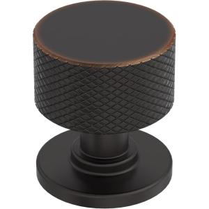 Amerock Balata 2 inch (51mm) Length Champagne Bronze Cabinet Knob, BP37621CZ(Oil Rubbed Bronze)