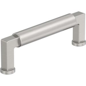Amerock Balon 12 inch (305mm) Center-to-Center Polished Chrome Appliance Pull, BP3749026(Satin Nickel)
