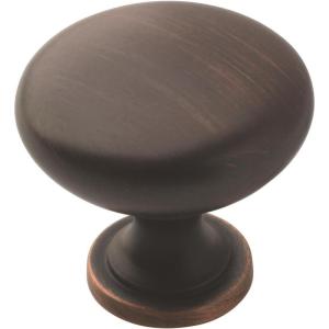 Amerock Corp Edona 1-1/4 in (32 mm) Diameter Oil Rubbed Bronze Cabinet Knob – 2 Pack