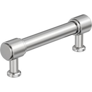 Amerock Faircrest 3 inch (76mm) Center-to-Center Champagne Bronze Cabinet Pull, BP37462CZ(Polished Chrome)
