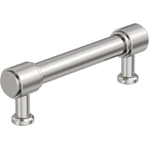 Amerock Faircrest 3 inch (76mm) Center-to-Center Champagne Bronze Cabinet Pull, BP37462CZ(Polished Nickel)