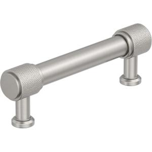 Amerock Faraday 12-5/8 inch (320mm) Center-to-Center Champagne Bronze Cabinet Pull, BP37749CZ(Satin Nickel)