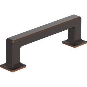 Amerock Lintel 8-13/16 inch (224mm) Center-to-Center Satin Nickel Cabinet Pull, BP37446G10(Oil Rubbed Bronze)