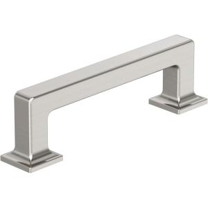 Amerock Lintel 8-13/16 inch (224mm) Center-to-Center Satin Nickel Cabinet Pull, BP37446G10(Satin Nickel)