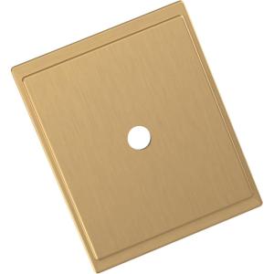 Amerock Maymont 3-3/4 inch (96mm) Center-to-Center Rectangle Golden Champagne Cabinet Pull Backplate, BP37588BBZ(Champagne Bronze)