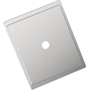 Amerock Maymont 3-3/4 inch (96mm) Center-to-Center Rectangle Golden Champagne Cabinet Pull Backplate, BP37588BBZ(Polished Chrome)