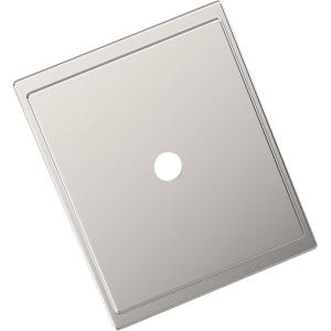 Amerock Maymont 3-3/4 inch (96mm) Center-to-Center Rectangle Golden Champagne Cabinet Pull Backplate, BP37588BBZ(Polished Nickel)
