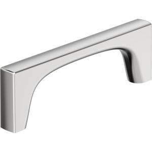 Amerock Merced 12 inch (305mm) Center-to-Center Golden Champagne Appliance Pull, BP37430BBZ(Polished Chrome)