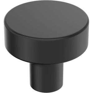Amerock Merced 2 inch (51mm) Length Champagne Bronze Cabinet Knob, BP37421CZ(Matte Black)