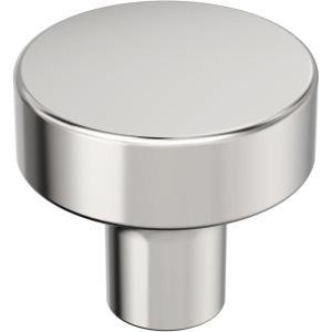 Amerock Merced 2 inch (51mm) Length Champagne Bronze Cabinet Knob, BP37421CZ(Polished Nickel)