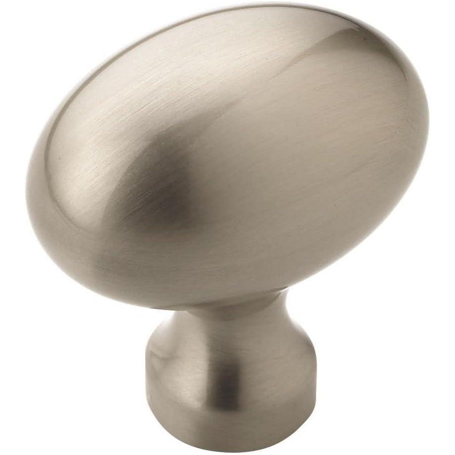 imageAmerock Vaile 138 inch 35mm Length Champagne Bronze Cabinet Knob 10 PackSatin Nickel