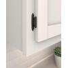 Amerock | Cabinet Hinge | 3/8 inch (10 mm) Inset 𝐇inge with Variable Overlay| Oil Rubbed Bronze | 10 Pack | Self-Closing 𝐇inge | Face Mount 𝖧inge | Cabinet Door 𝖧inge