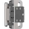 Amerock Cabinet Hinge 1/2 inch (13 mm) Overlay Hinge White 2 Pack Self-Closing Hinge Partial Wrap H𝗶𝗻𝗴𝗲 Cabinet Door 𝐇𝐢𝐧𝐠𝐞(Polished Chrome)