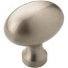 Amerock Vaile 1-3/8 inch (35mm) Length Champagne Bronze Cabinet Knob – 10 Pack(Satin Nickel)