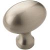 Amerock Vaile 1-3/8 inch (35mm) Length Champagne Bronze Cabinet Knob – 10 Pack(Satin Nickel)