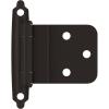 Amerock | Cabinet Hinge | 3/8 inch (10 mm) Inset 𝐇inge with Variable Overlay| Oil Rubbed Bronze | 10 Pack | Self-Closing 𝐇inge | Face Mount 𝖧inge | Cabinet Door 𝖧inge