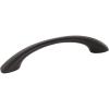 Amerock | Cabinet Pull | Matte Black | 3-3/4 inch (96 mm) Center to Center | Vaile | 25 Pack | Drawer Pull | Drawer Handle | Cabinet Hardware
