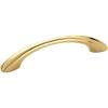 Amerock BP530033 Allison Value 3-3/4 in (96 mm) Center-to-Center Polished Brass Cabinet Pull