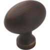 Amerock Vaile 1-3/8 inch (35mm) Length Champagne Bronze Cabinet Knob – 10 Pack(Oil Rubbed Bronze)