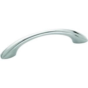 Amerock | Cabinet Pull | Polished Chrome | 3-3/4 inch (96 mm) Center to Center | Vaile | 25 Pack | Drawer Pull | Drawer Handle | Cabinet Hardware