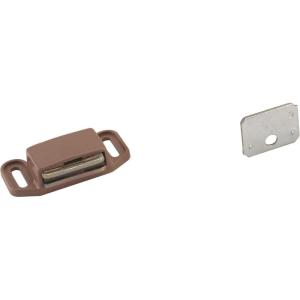 Amerock | Magnetic Cabinet Catch | Tan | 2 inch (51 mm) Length | 1 Pack | Door Catch | Cabinet Door Latch | Magnetic Door Latch