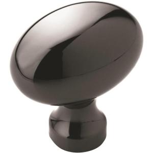 Amerock BP53014BN Allison Value 1-3/8 in (35 mm) Length Black Nickel Cabinet Knob