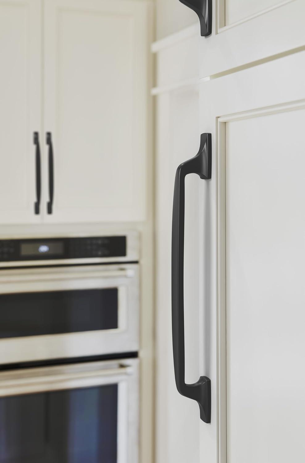 imageAmerock Cabinet Pull Black Bronze 5116 inch 128 mm Center to Center Highland Ridge 1 Pack Drawer Pull Drawer Handle Cabinet HardwareBlack Bronze