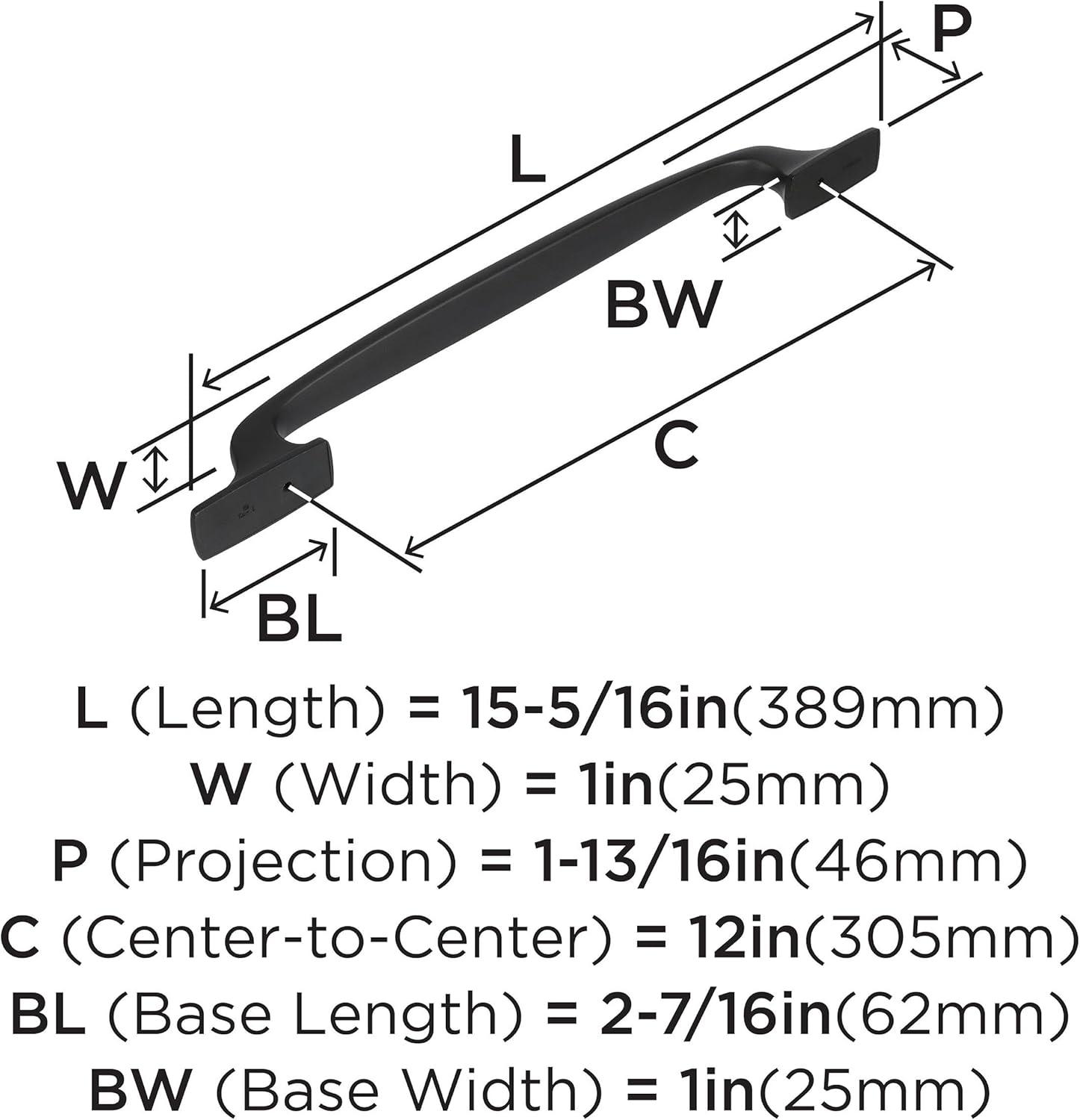 imageAmerock Cabinet Pull Black Bronze 5116 inch 128 mm Center to Center Highland Ridge 1 Pack Drawer Pull Drawer Handle Cabinet HardwareBlack Bronze